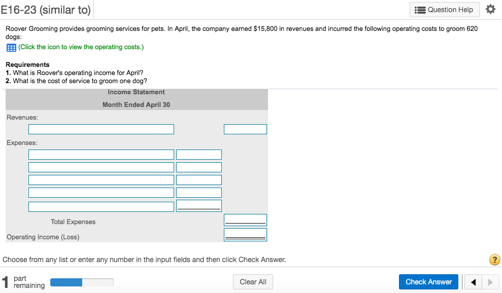 Rent Expense 1,500 Utilities Expense 260 Depreciation Expense-Equipment 110 Print Done X