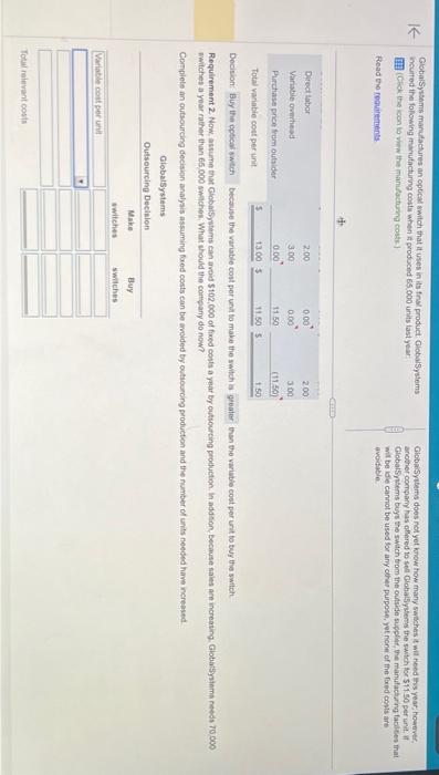  GlobalSystems manuactures an optear switch that it uses in its finv