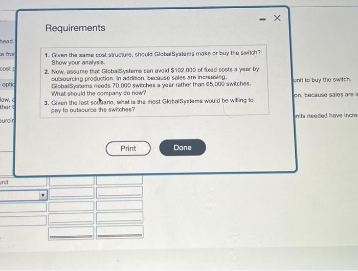 units last year. Read be reaviremens Gloten Syaterns does not yot know