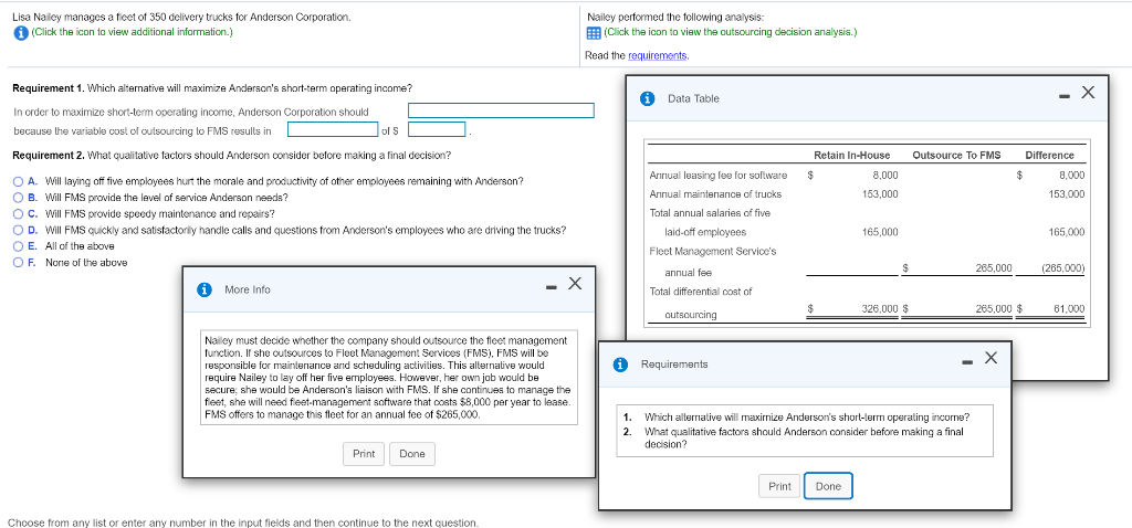  Nailey performed the following analysis E(Click the icon to view the