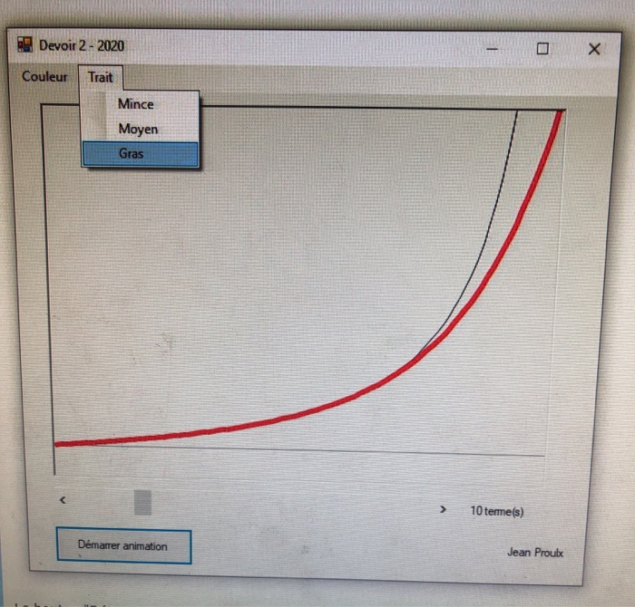 Basic Write a program that can trace a Mclaurin serie for the