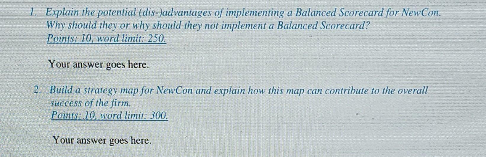 named NewCon started to operate their own business as a spinoff of