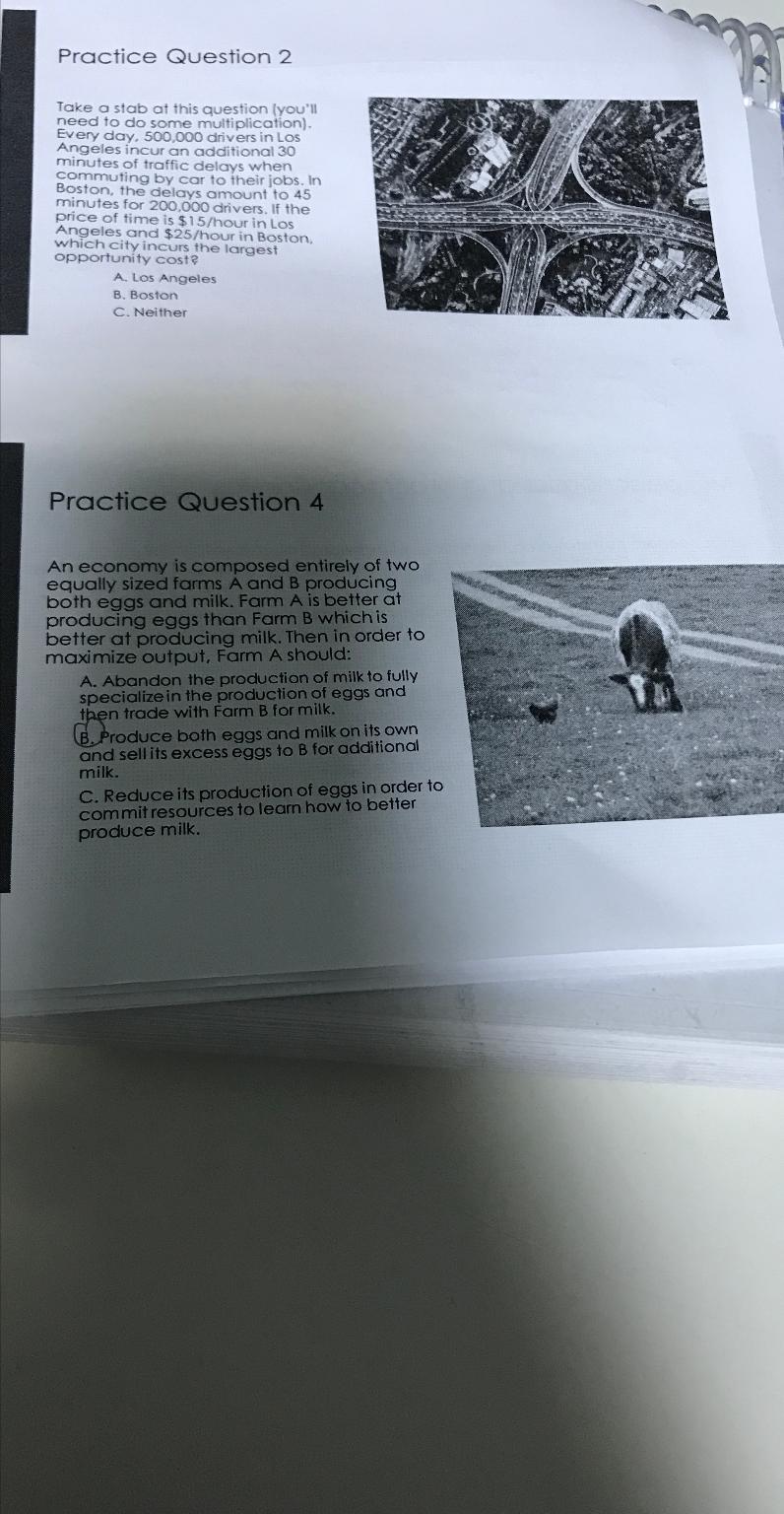  Practice Question 2 Take a stab at this question (you'll need