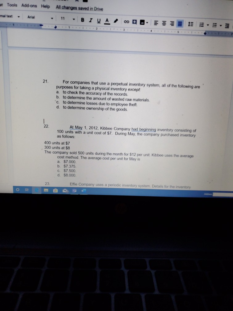  at Tools Add-ons Help All changes saved in Drive mal text