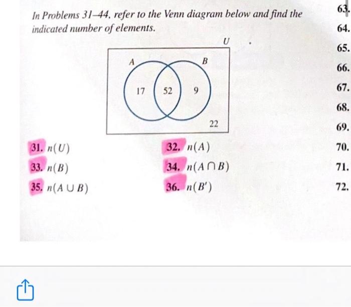 solve all Questions and show steps In Problems 3144, refer to the
