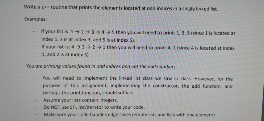  simple data structures Write a c++ routine that prints the elements