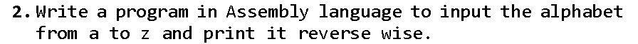 Lower-Case alphabet and convert it to Upper Case Alphabet. 2. Write a