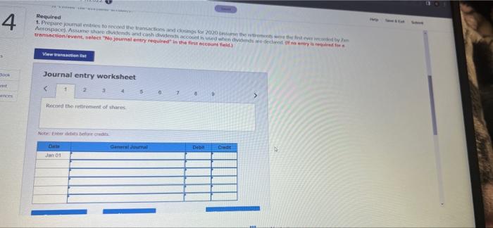 Zen Aerospace Corporation posted the following equil account balances on December 20