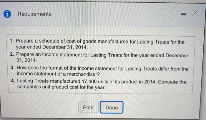Materials Work-in-Process Beginning Ending $ 13,200 $ 9,000 0 1,200 Finished goods