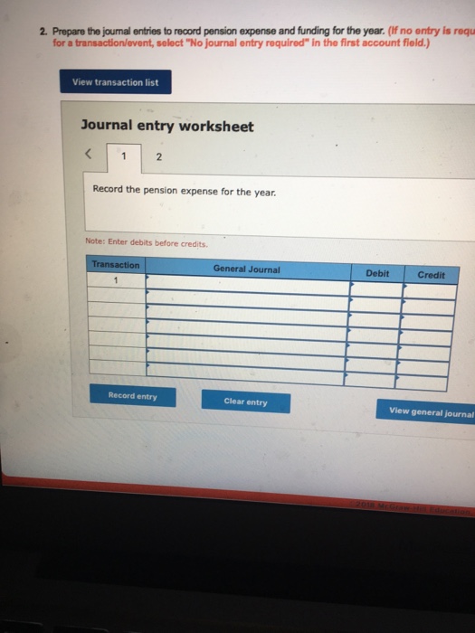 gain December 31: Cash contributions to pension fund Benefit payments to retirees