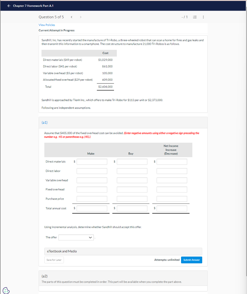 Current Attempt in Progress Sandhill, Inc. has recently started the manufacture