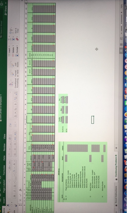 View Data Formulas Page Layout Home Insert Insert A A- Delete Conditional