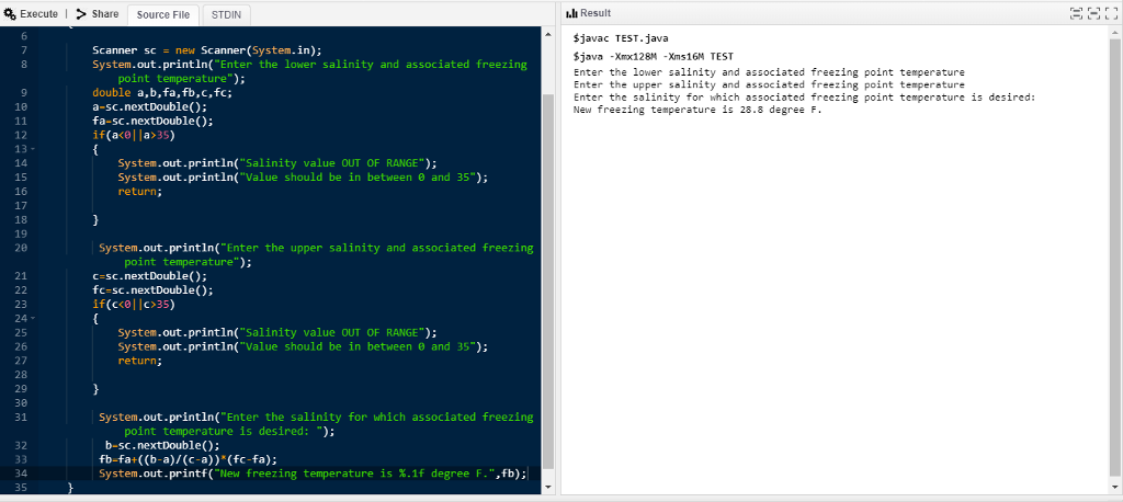 as well. Thank you ahead of time:-) import java.util.Scanner; public class TEST