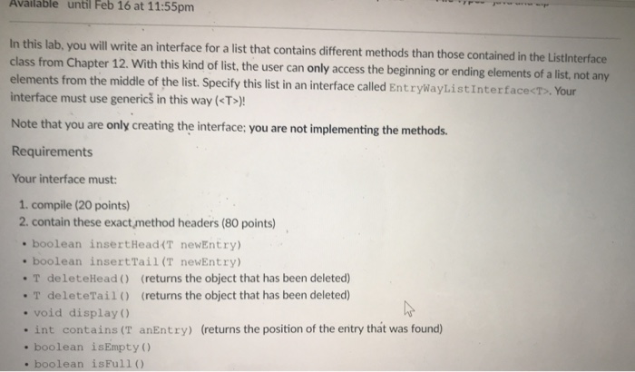  Please read the requirements that I added in the second Pic.