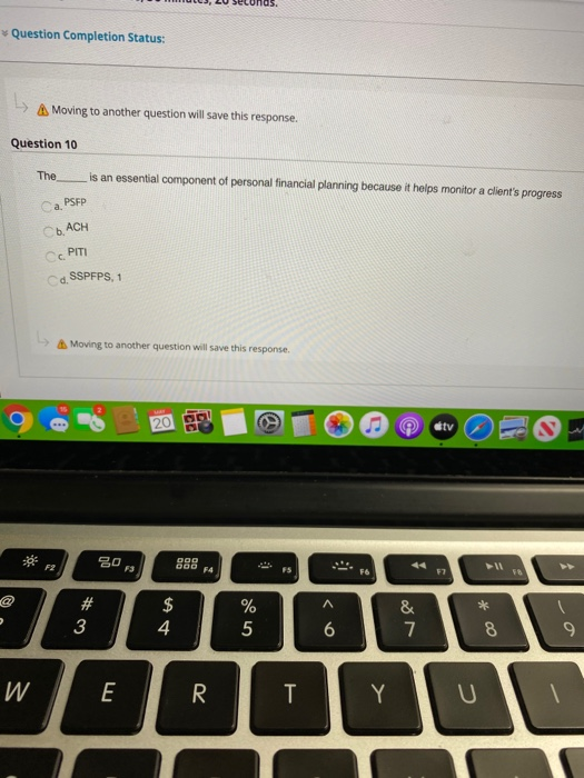 response. Question 9 A formal program of risk retention for an individual