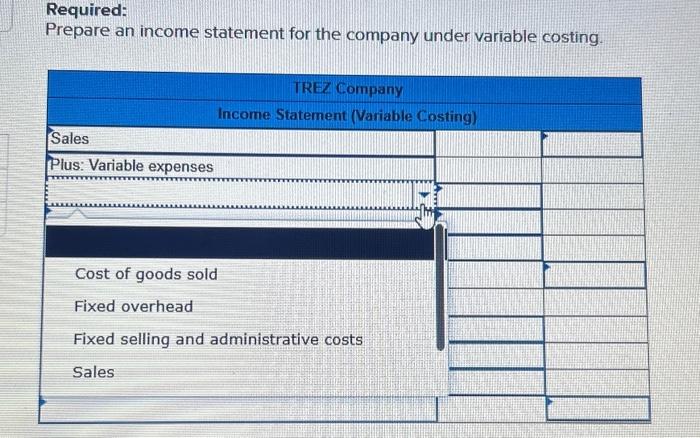 100,000 units and sold 80,000 units. The absorption costing income statement for