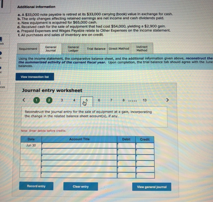 Equipment 147,000 Accum. depreciation-Equipment (36,000) Total assets $352,100 Liabilities and Equity Accounts