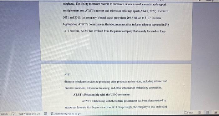 of AT\&T led to immediate benefits for both the parent company and