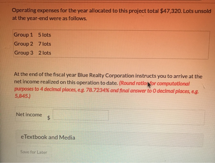 purchased a tract of unimproved land for $143,000. This land was improved