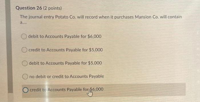 this section. On 1/1/25 Potato Co. purchased Chip Co. for $100,000. The