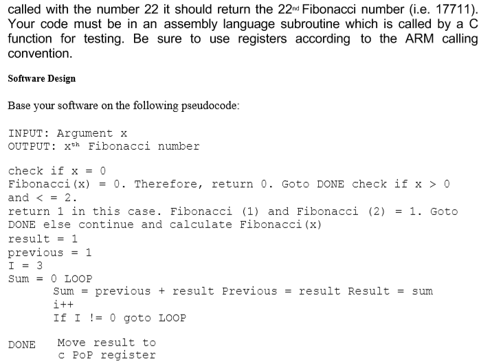 LINES Required Task 2: In mathematics, the Fibonacci numbers are the numbers