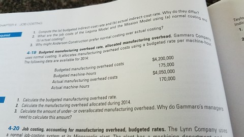  direct cost Why do they difter actua using a co and