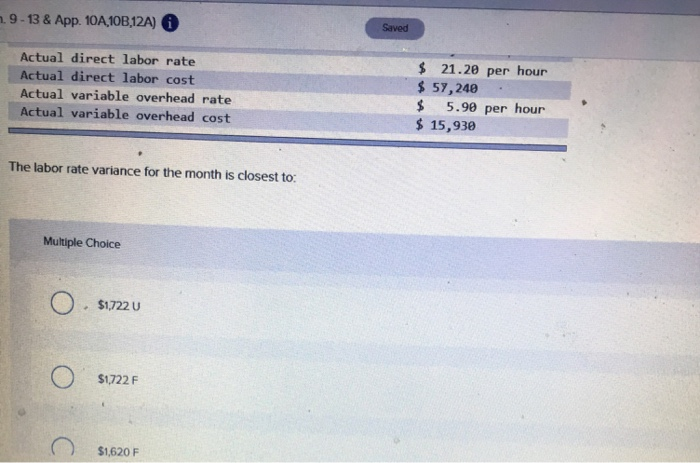 following dato.. Fluegge Inc has provided the following data conceming one of