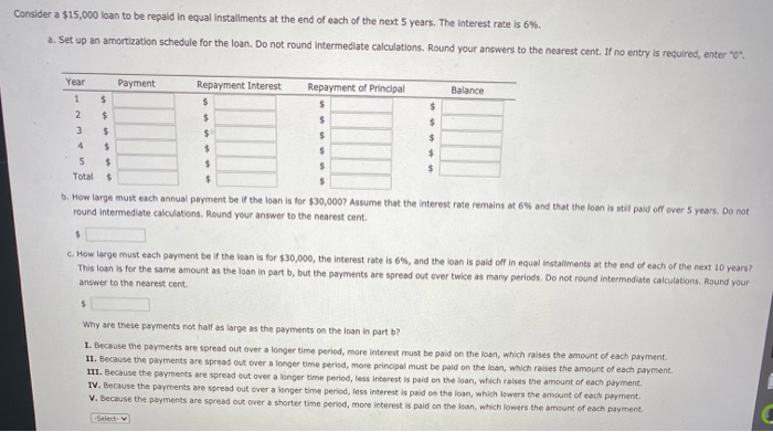 Single Cash Flows for Different interest Rates Use both the TVM equations
