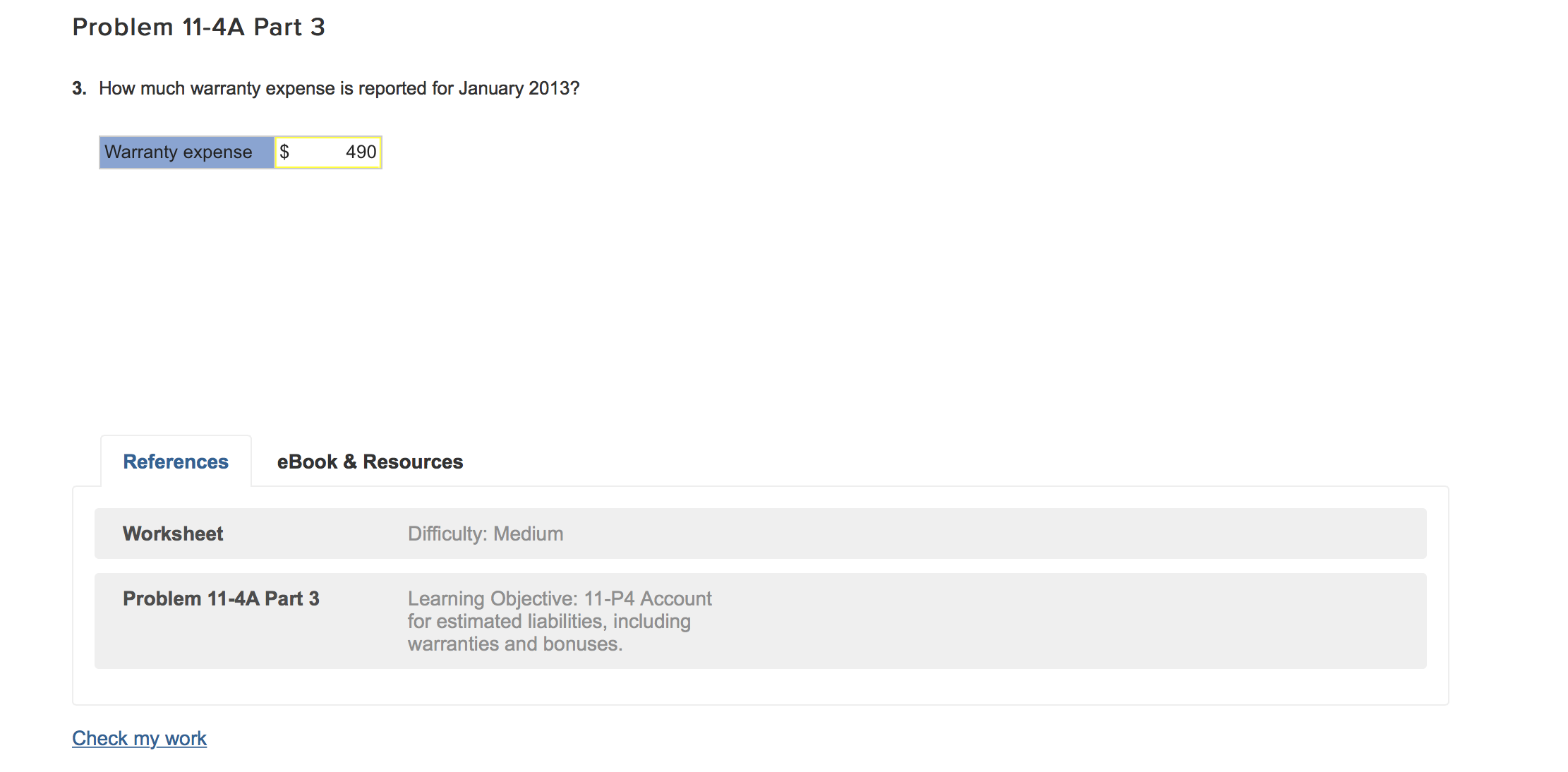 is returned, the company discards it and mails a new one from