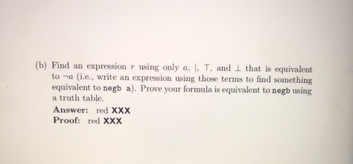  (b) Find an expression r using only a, I, T, and