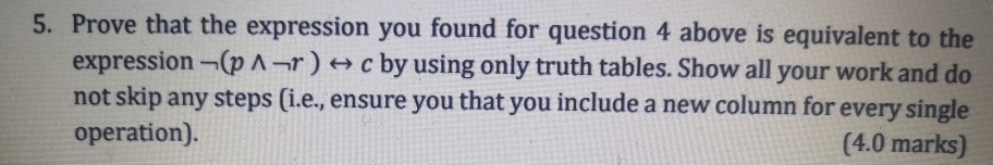 that is equivalent to -(p A-r) c. For this question, you do