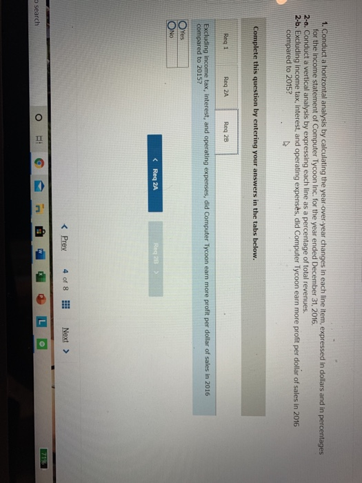 computer equipment fell 3.8 percent between January and December 2016. Required: 1.