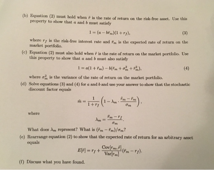 special case of the asset- pricing model derived in Topic 4 where