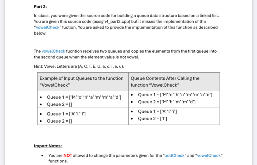 Part two: you were given the source code for building a