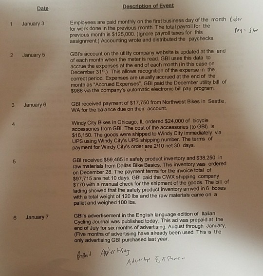 can someone help me journalize these and post to t account