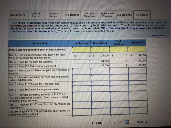 Company in your text. Prepare journal entries for each transaction and identify