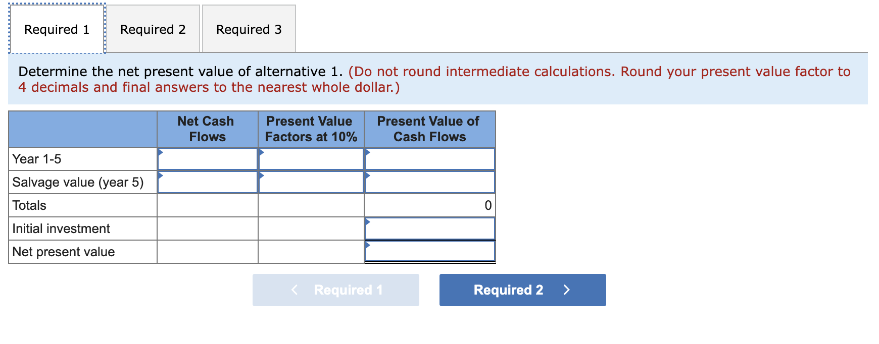 it with a new machine. Information about the two alternatives follows. Management