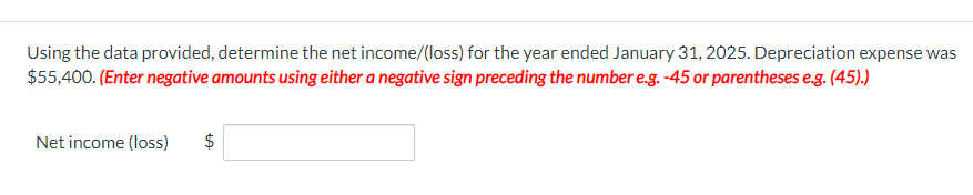 for Novak Company for the year ended January 31, 2025. Joseph claims