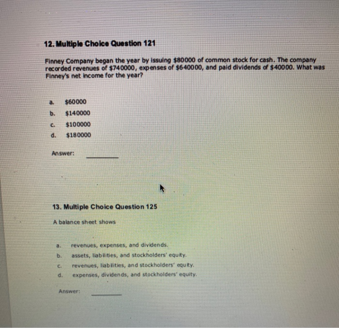 answer each question with an explnation of each answer please 12. Multiple