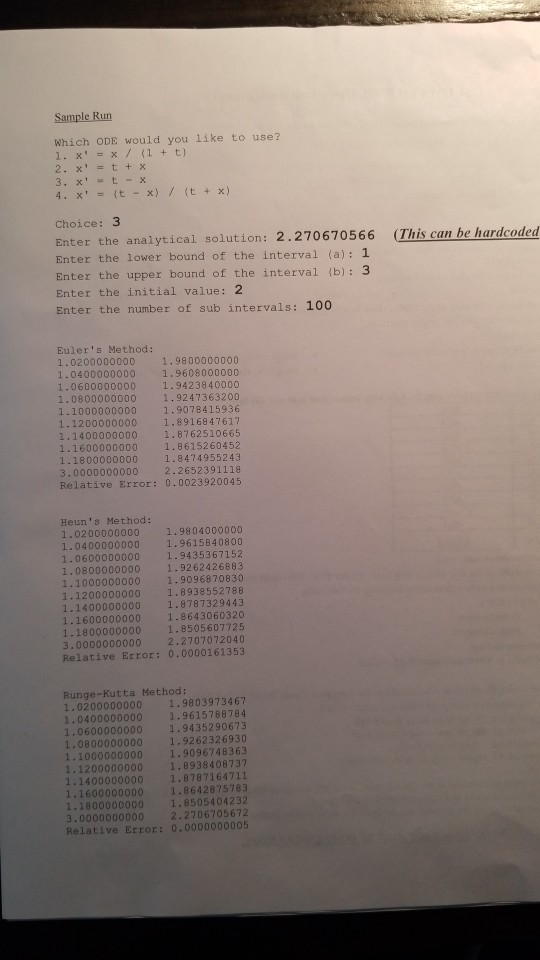 c) d) x'= 1 + x with x(0) = 1. Find x(2).(Analytical