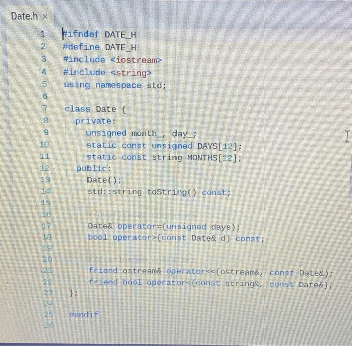 in each month. That is, DAYS[0] contains the number of days for