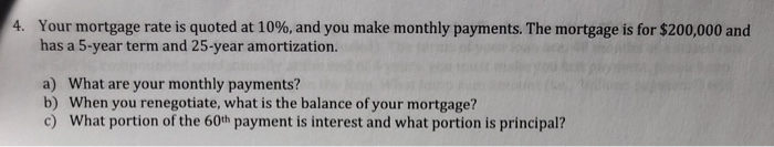  please use actual formulas.. nothing from excel or a financial calc.
