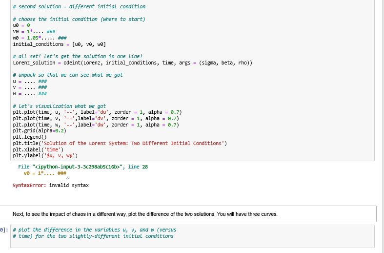is the question and code for question 2, as well as number