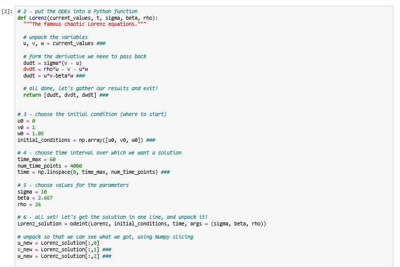 to Copy; # first solution # choose the initial condition (where to