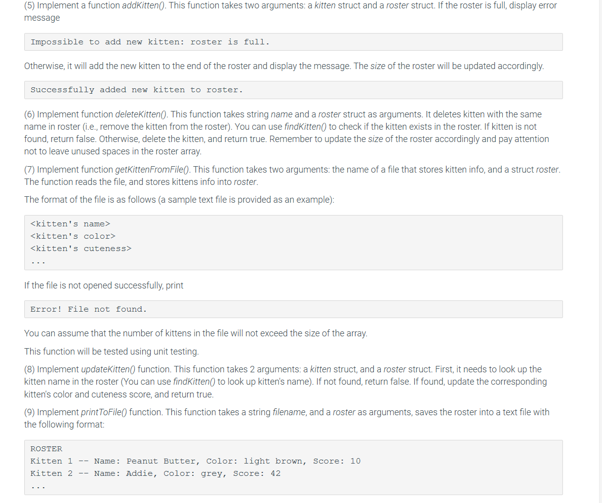 to help me pass the test. thank you #include #include #include using