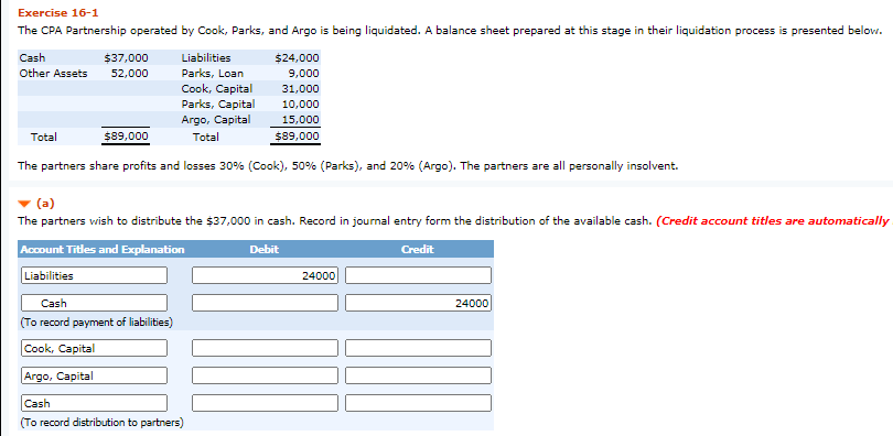 Everyone keeps calculating incorrectly, The problem doesn't factor Parks, loan in