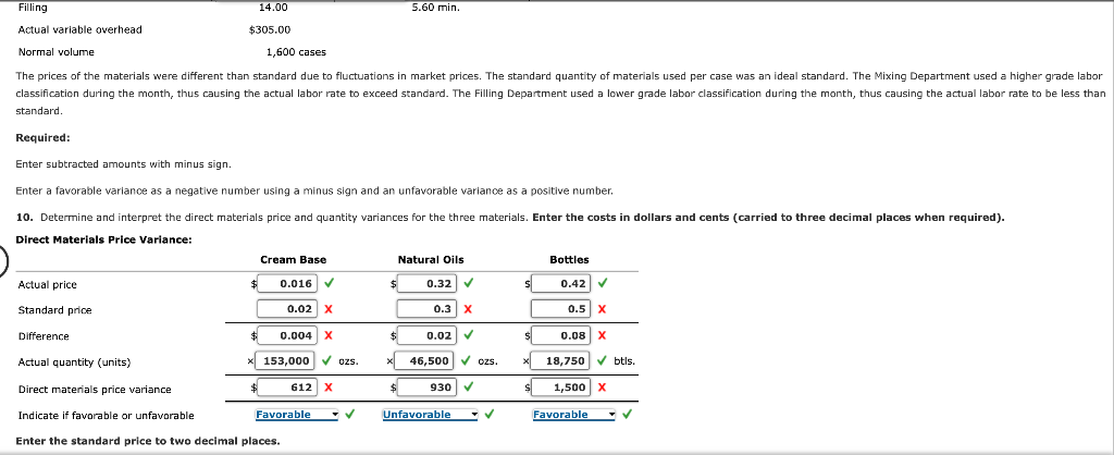 520 per case. The January direct materials, direct labor, and factory overhead