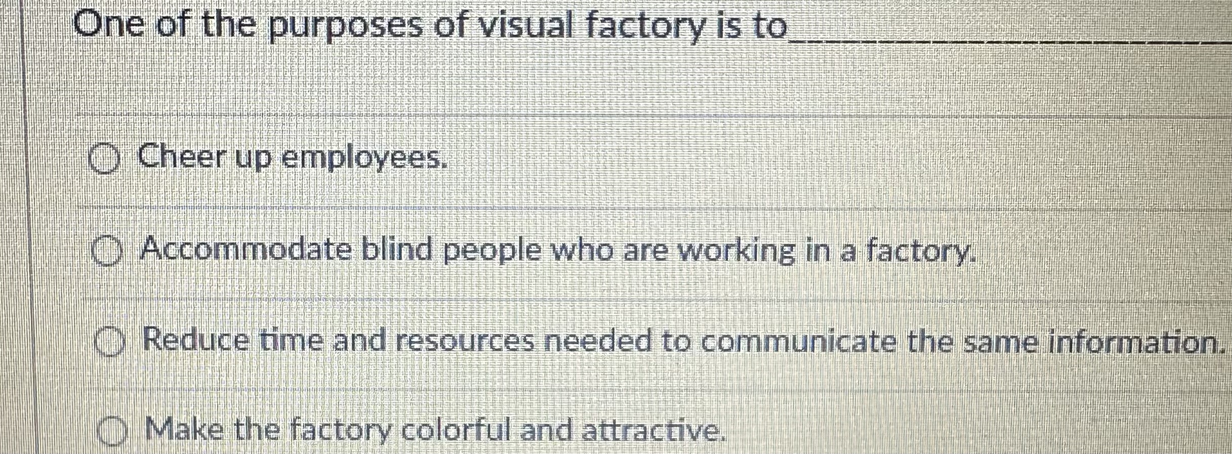 Lead time Slack time Cycle time Tack time The amount of time