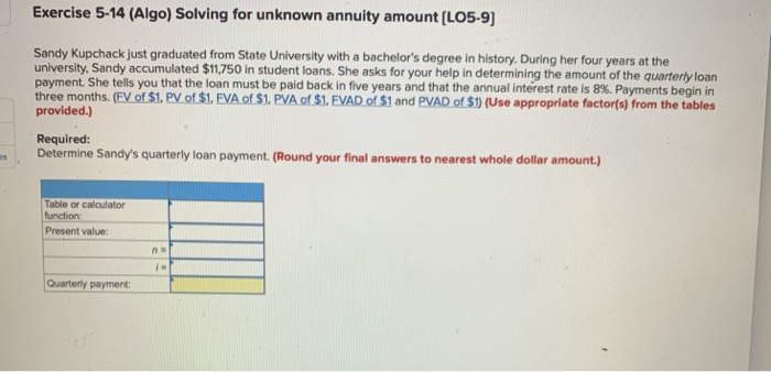 19,500 31,000 43.000 64,000 Exercise 5-4 (Algo) Present value; multiple, unequal amounts