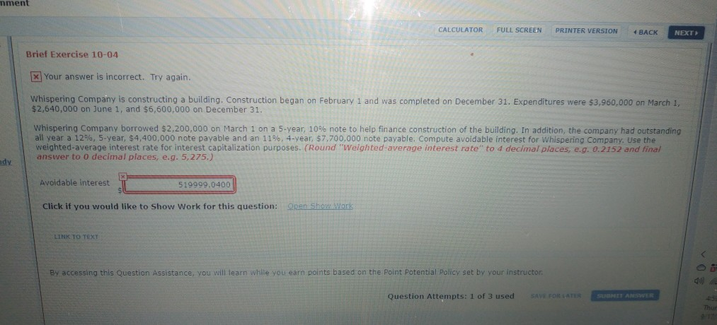 please i need avoidable interest nment CALCULATOR FULL SCREEN PRINTER VERSION